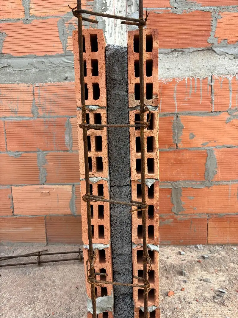 ผนังอิฐ 2 ชั้น | ก่อผนังอิฐเซรามิก 2 ชั้น อิฐเซรามิก อิฐพันปี C-Brick อิฐ มอก. อิฐแดง หลายขนาด ราคา IMG 1647