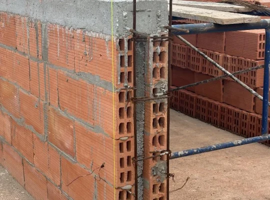 ผนังอิฐ 2 ชั้น | ก่อผนังอิฐเซรามิก 2 ชั้น อิฐเซรามิก อิฐพันปี C-Brick อิฐ มอก. อิฐแดง หลายขนาด ราคา อิฐเซรามิก สร้างบ้าน