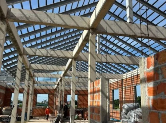 ผนังอิฐ 2 ชั้น | ก่อผนังอิฐเซรามิก 2 ชั้น อิฐเซรามิก อิฐพันปี C-Brick อิฐ มอก. อิฐแดง หลายขนาด ราคา IMG 1778